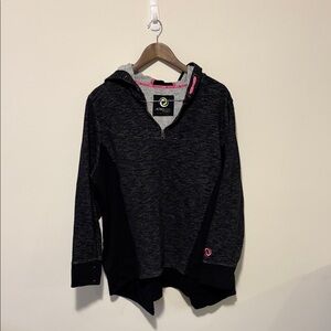Active Zone (Pennington’s) Charcoal and Pink Hoodie